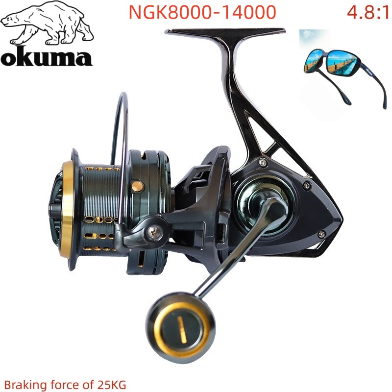 Рыболовная катушка OKUMA 8000- – обзор и цена Daiwa Reel Bg